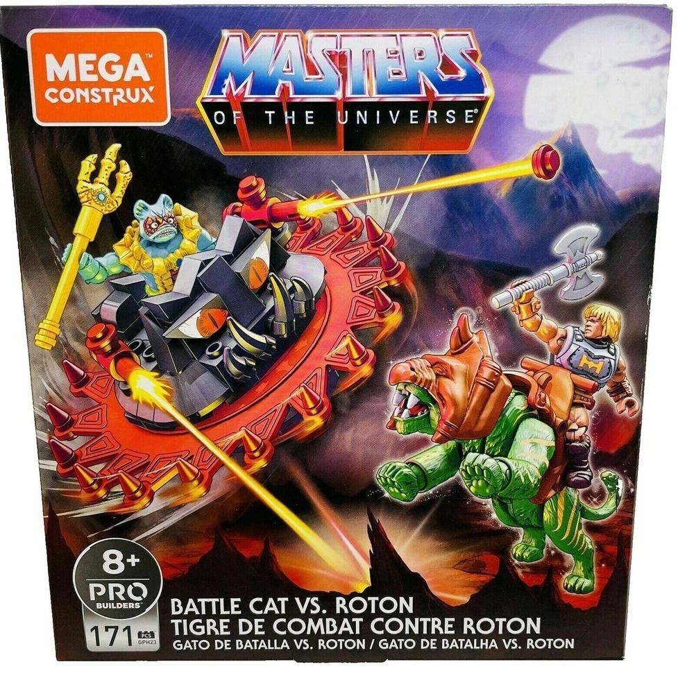 Mega Construx Masters of the‎ Universe Battle Cat vs Roton GPH23 171 Pcs New